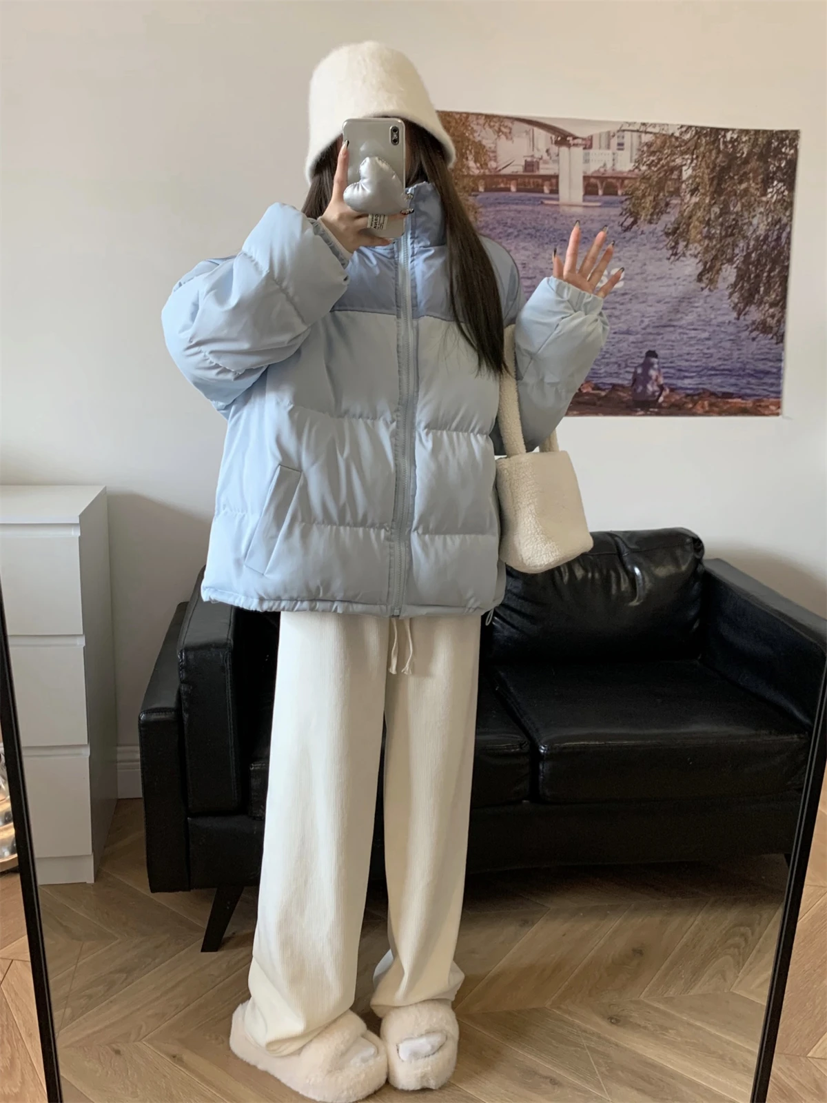 Новинка 2022, зимняя одежда из хлопка