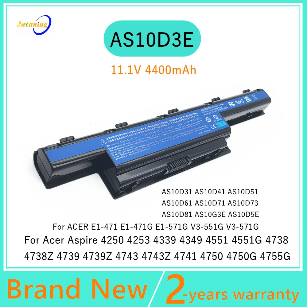 Фото Аккумулятор для ноутбука Acer Aspire 4771G 5253 5741 5750 5755 7551 7560G 7741G 7750G AS10D61 AS10D71 AS10D73 AS10D81 AS10D3E AS10D5E №1