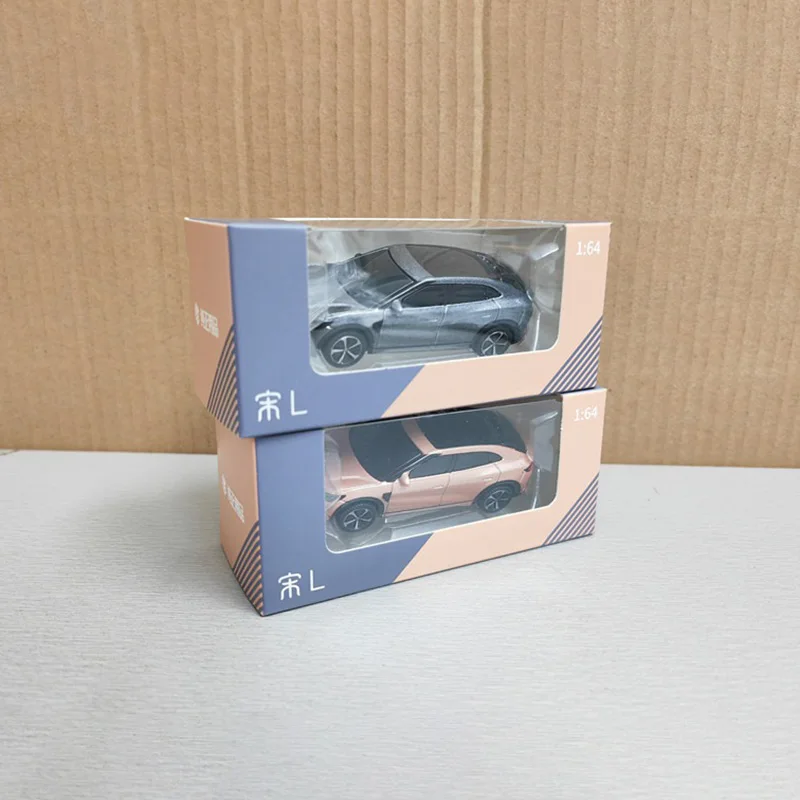 1:64 масштаб BYD Song L новая Коллекционная модель автомобиля из энергетического