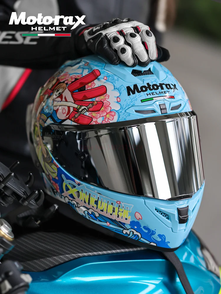 Оригинальный цельный мотоциклетный шлем на все лицо гоночные шлемы для