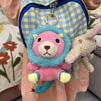 anime spy%c3%97family anya forger key chain cosplay lion chimera keychain cute plush doll bag pendant stuffed toy