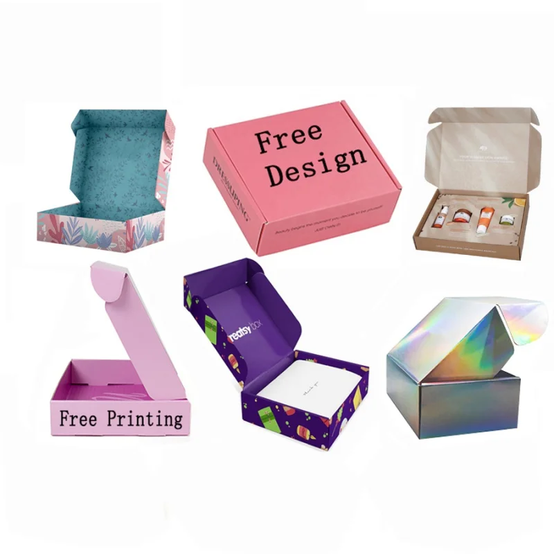 Индивидуальная продукция картонная коробка с логотипом на заказ для доставки