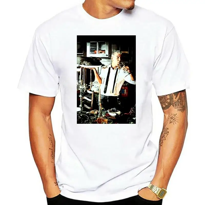 Men tshirt Anthony Bourdain 2 Classic T Shirt women T-Shirt tees top