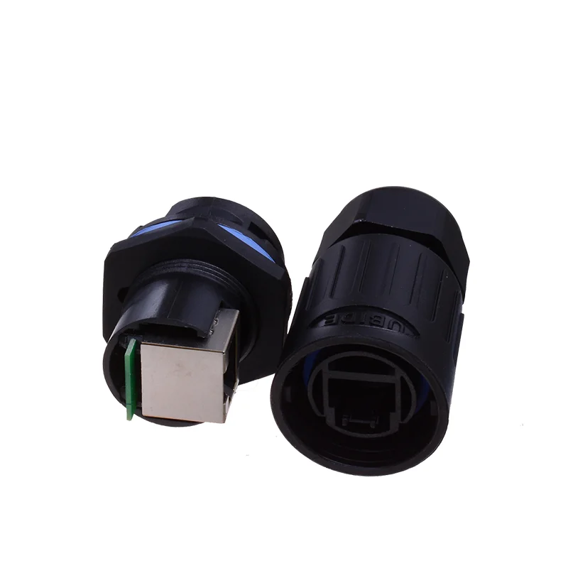 

Водонепроницаемый сетевой Ethernet-Кабель Cat5 6 7 8P8C M25, штепсельная вилка, адаптер для женского стандарта, штырьковый разъем RJ45, 8 контактов