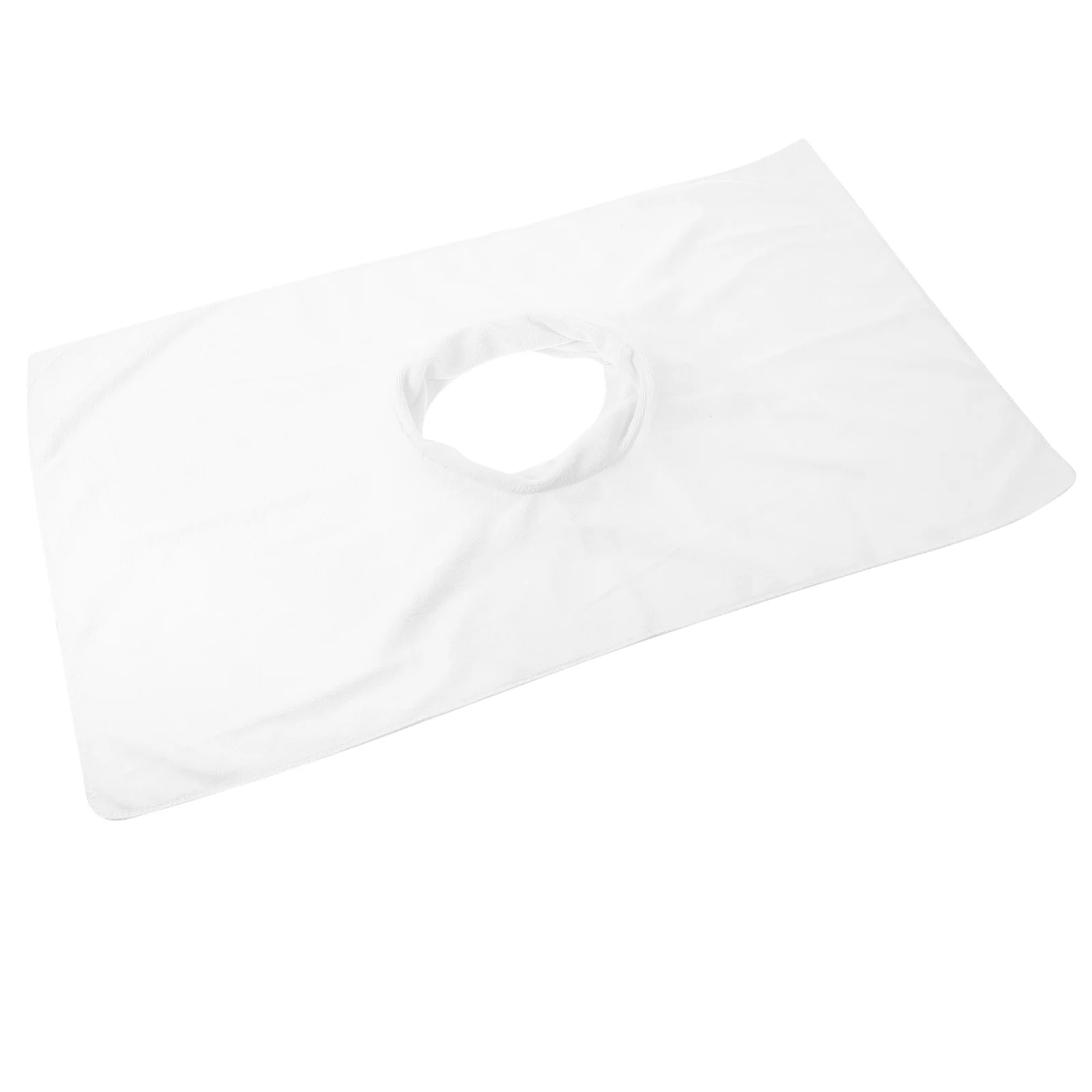 

Face Towels Disposable Hole Massage Shop Massager Beauty Salon Supplies Covers White Female