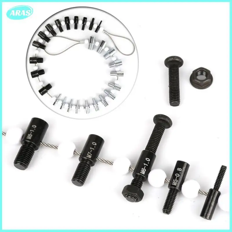 

Thread Tester Bolt Nut Screw Thread Checking Checker Inspection Tool Inch And Metric 6-32 1/2-20 M12-1.75 M4-0.7 Measuring Gauge