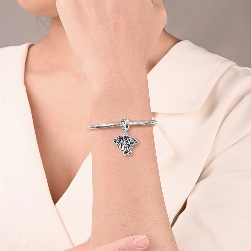 Сияющее искусственное серебро инкрустация клевера слона крыльев мороженого