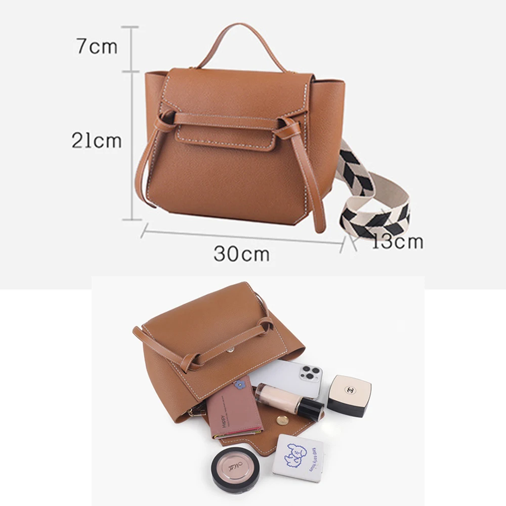 2022 New DIY Handmade Backpack Fish Mouth Design Handbag Bag Accessories With Shoulder Bags Strap Leather Women Handbag