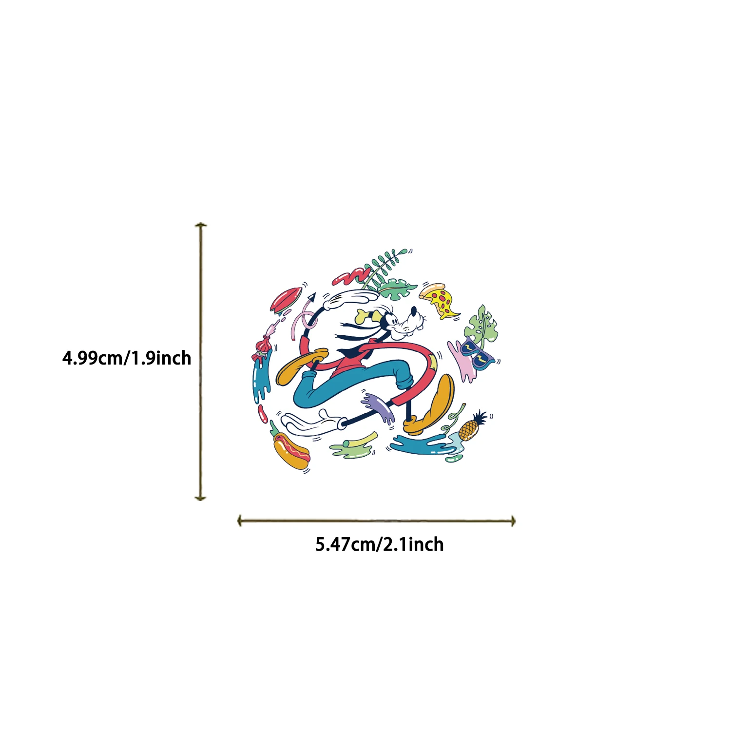 50 шт. детские наклейки для ноутбука чемодана гитары