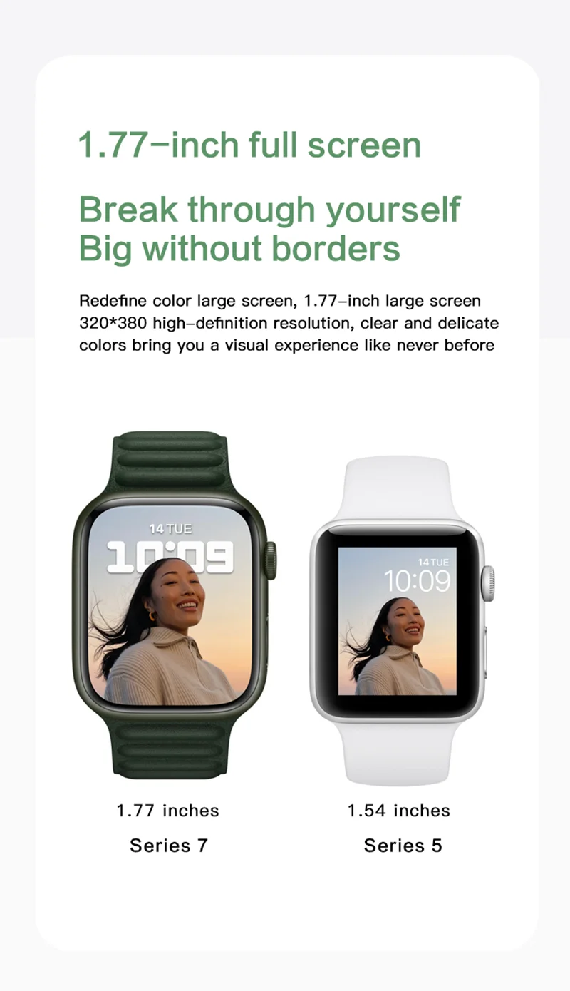 Смарт-часы мужские/женские 1 77 дюйма Bluetooth NFC беспроводное зарядное устройство |