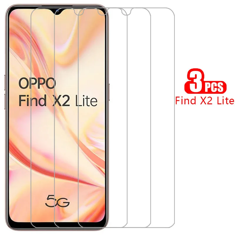 Защитное закаленное стекло для oppo find x2 lite, Защита экрана для findx2 x 2 2x x2lite светильник 6,4, защитная пленка opp opo op appo