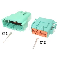 1 set 12 ways car socket with terminal automobile sealed adapter dtm06 12pc dtm06 12sc auto waterproof connector