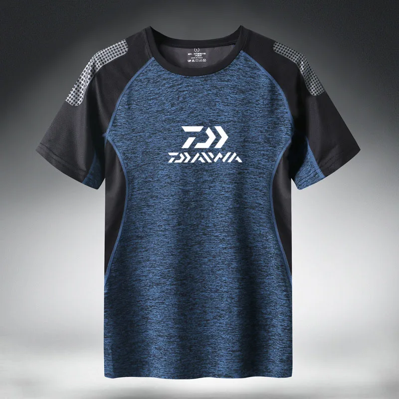 

Fishing Clothing Summer Cotton Tshirt Short Sleeves Outdoor Sport Wear Quick Drying Breathable Mens Shirt Fishing Clothes