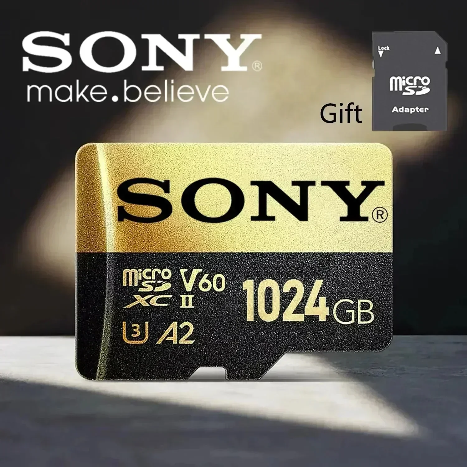 Оригинальная высокоскоростная карта SONY Micro SD 1 ТБ 512 ГБ 128 64 классная TF-карта для