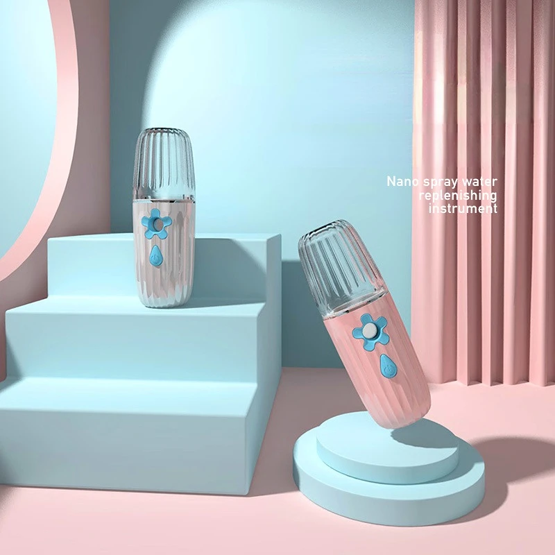 

Air Humidifier Handheld Cold Spray Moisturizing Instrument Face Humidifier USB Charging Nano Spray Face Steamer Beauty Peoduct