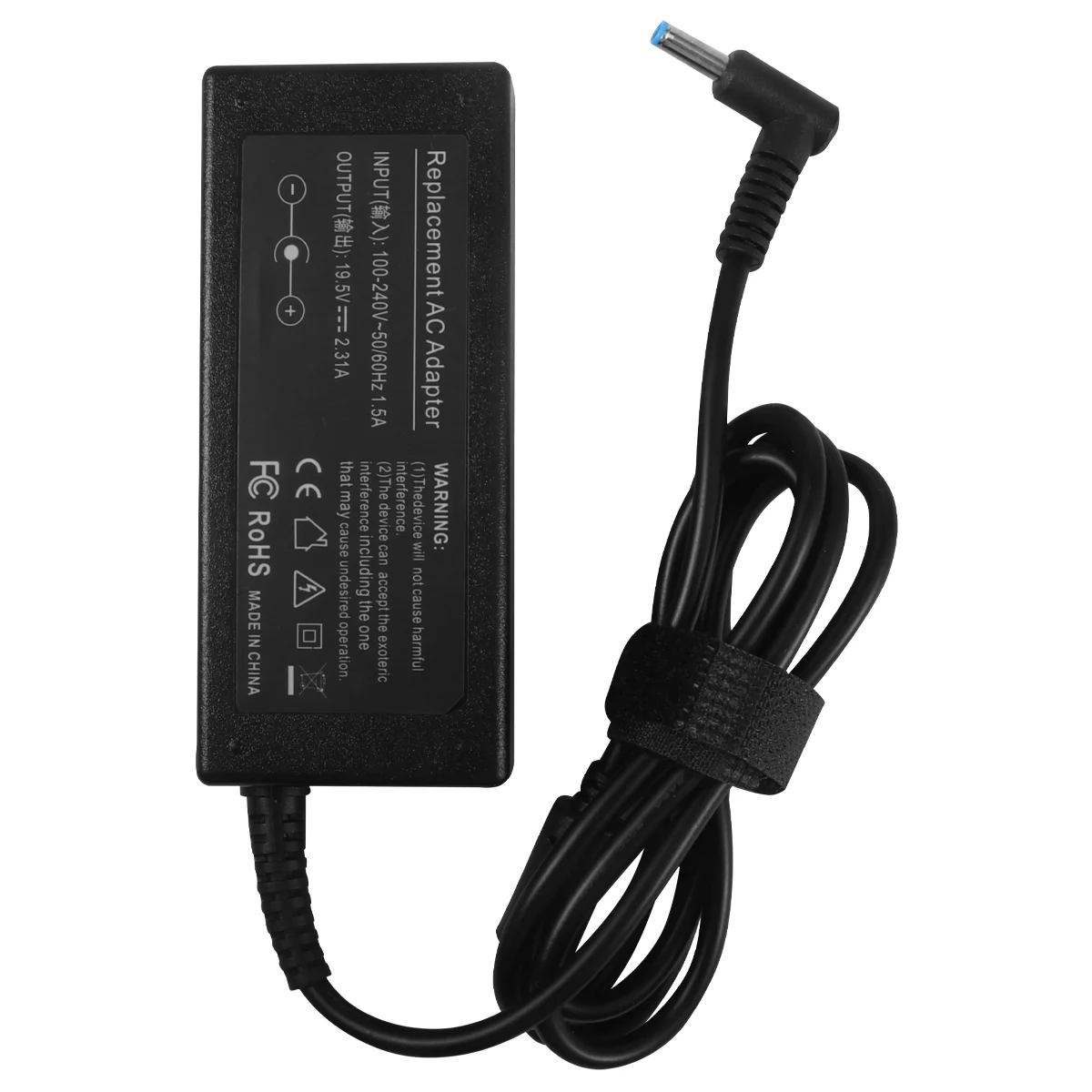 

1pc Notebook Power Adapter 19.5V 2.31A 45W Charger Computer Charger for School Home Travel