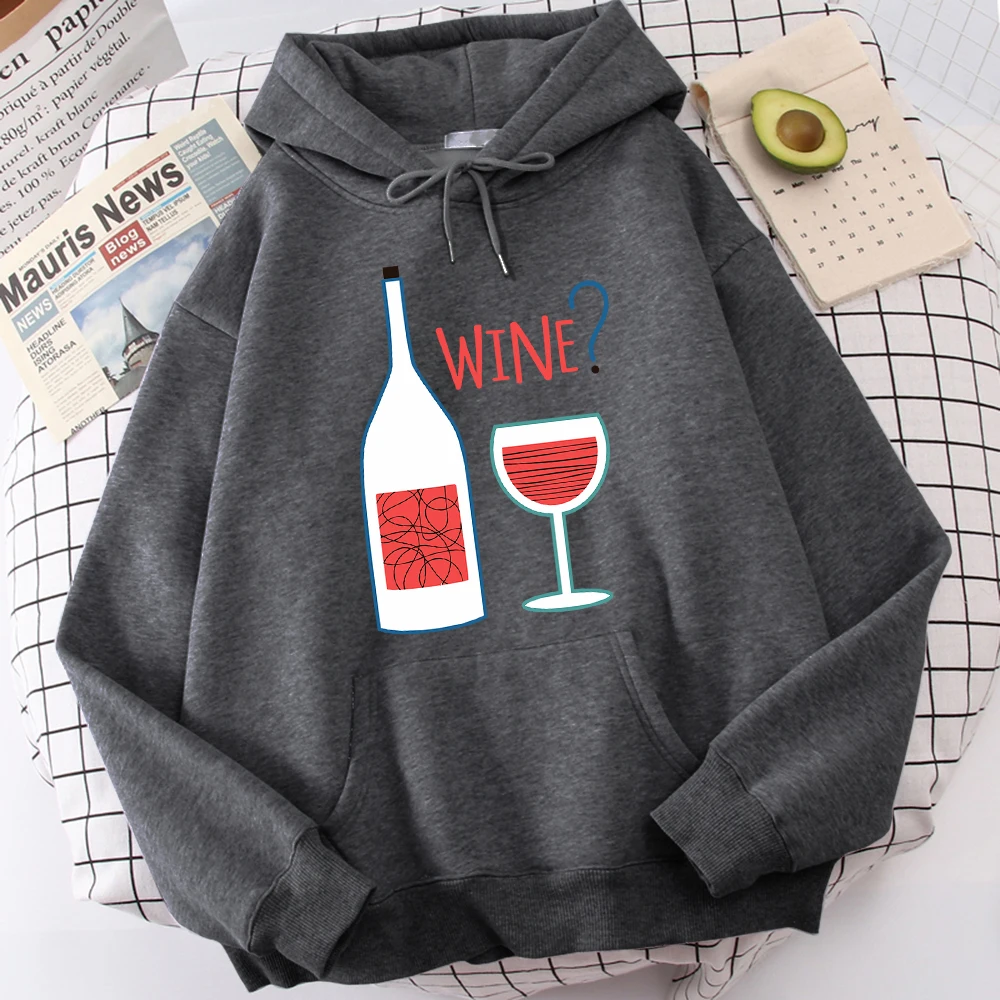 

Бутылки и бокалы-это вино Толстовка мужская с принтом, винтажный свитшот с графическим принтом в стиле Харадзюку, Свободный Топ, повседневная шапка, худи с веревкой