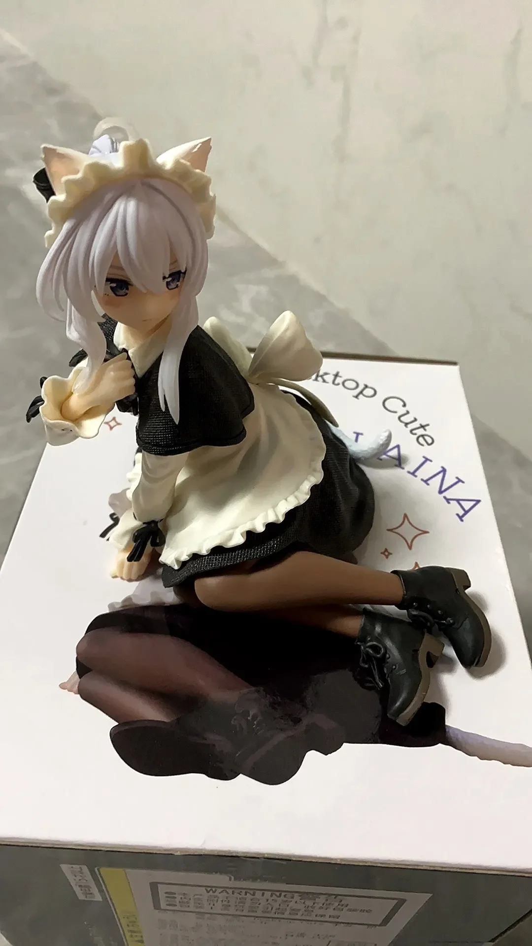 Оригинальная настольная милая фигурка Taito Wandering Witch: The Journey Of Elaina горничной Cat Ver