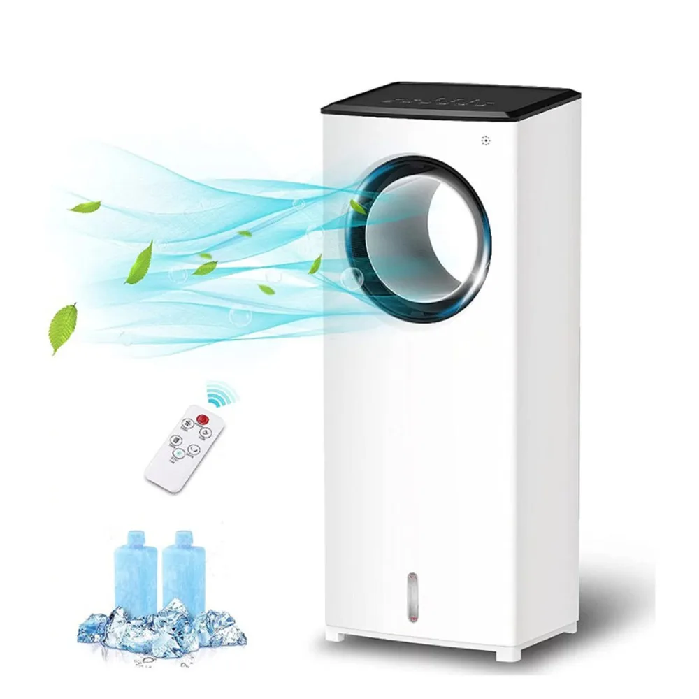 

Choice Plus 3-IN-1 Bladeless Evaporative Air Cooler Remote Control 3 Modes 3 Wind Speeds White Portable Air Conditioner