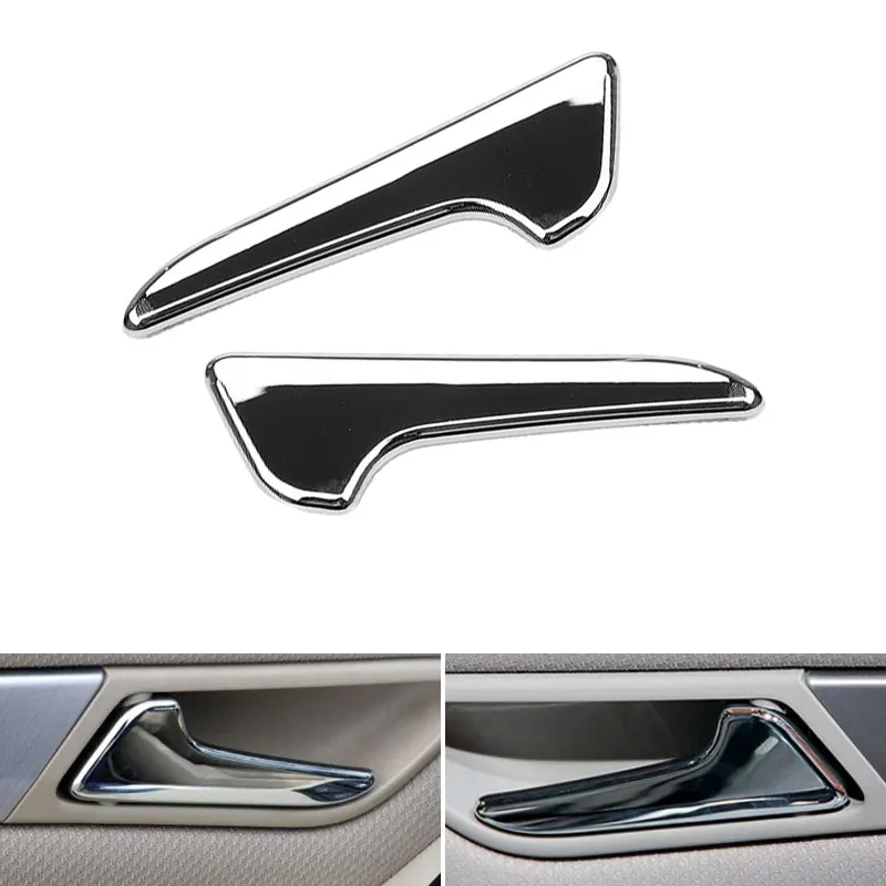 

For Mercedes Benz A B Class W169 W245 2008 2009 2010 2011 2012 ABS Chrome 2pcs Car Accessories Inner Door Handle Bowl Pull Cover
