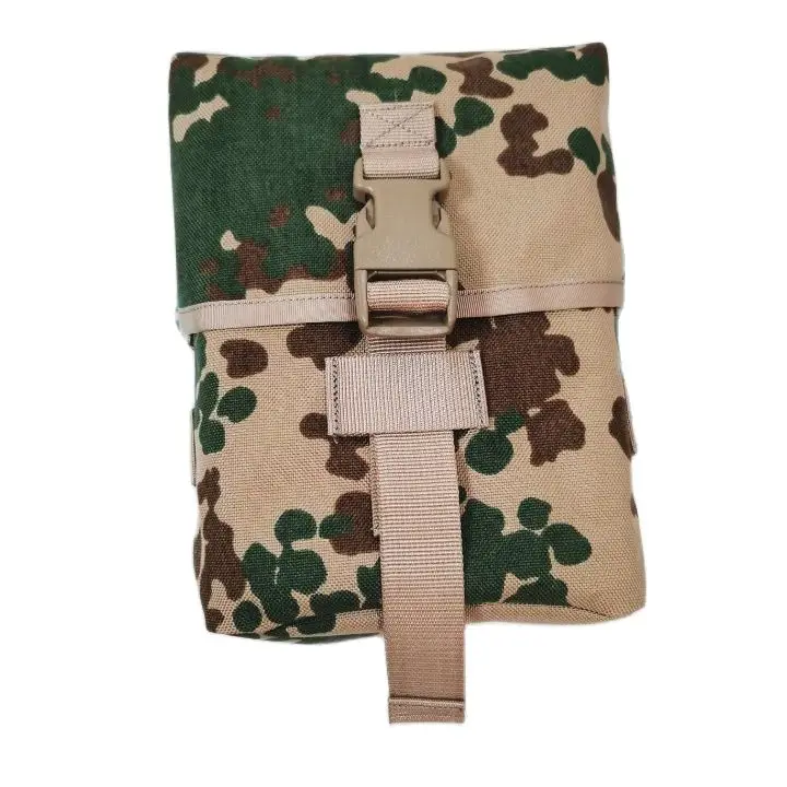 Outdoor Sports German ES, -2 Future Warrior MOLLE System Sandspot Durban Camo Camouflage Foldable Sundry Bag