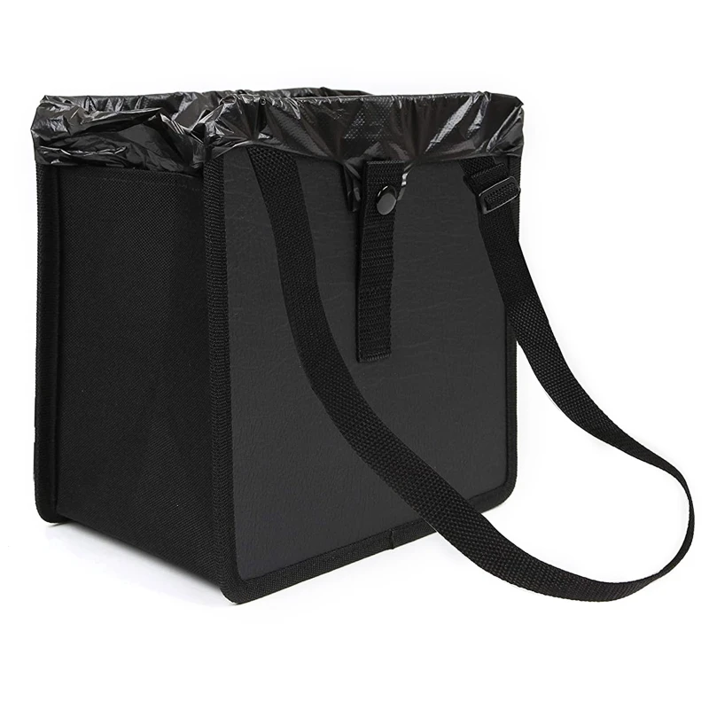 

Foldable RV Car Garbage Trash Wastebasket Can Dust Case Bin Bag Litter Container