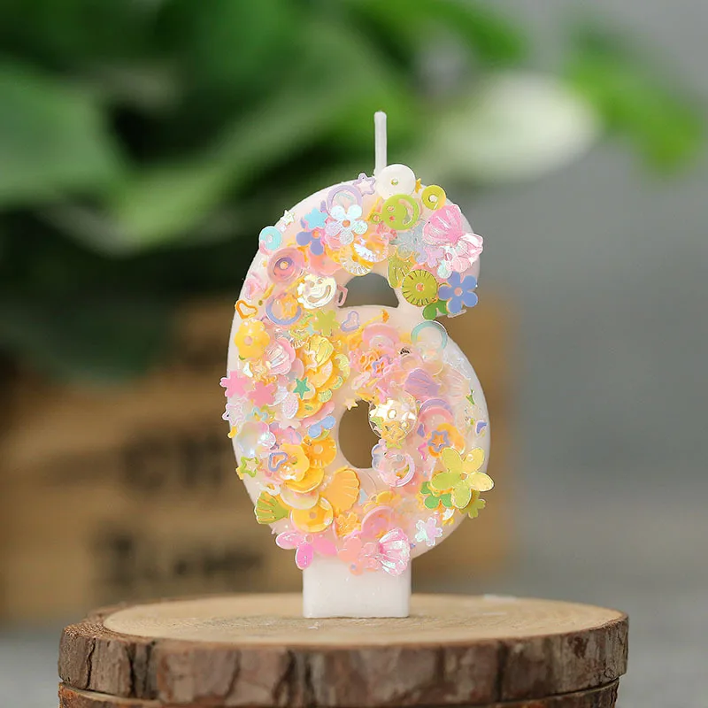 Цветные свечи на день рождения