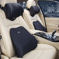 memory cotton headrest waist pillow universal car headrest neck protector car seat back lumbar pillow auto accessories