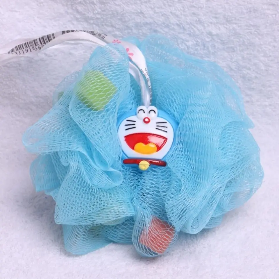 

Bandai Doraemon Pokonyan Doraemon милый мультяшный креативный сетчатый губчатый мяч для ванны