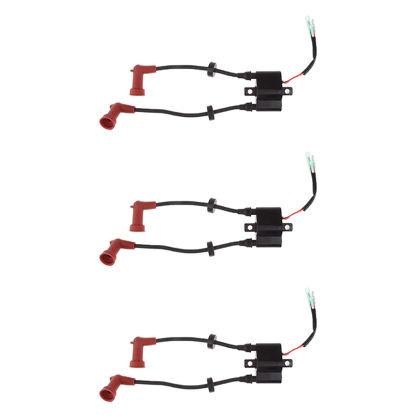 

3X Marine Outboard Ignition Coil Assy for Yamaha F9.9 13.5 15 20 25HP 40HP Replace 6F5-85570-10, 6F5-85570-11 Parts