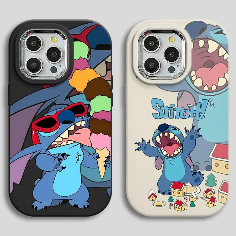 чехол для телефона Apple iPhone 15 14 Pro funda 11 Max 12 Plus 13pro max 15plus 11pro coque Cover Disney Turo Planet Stitch