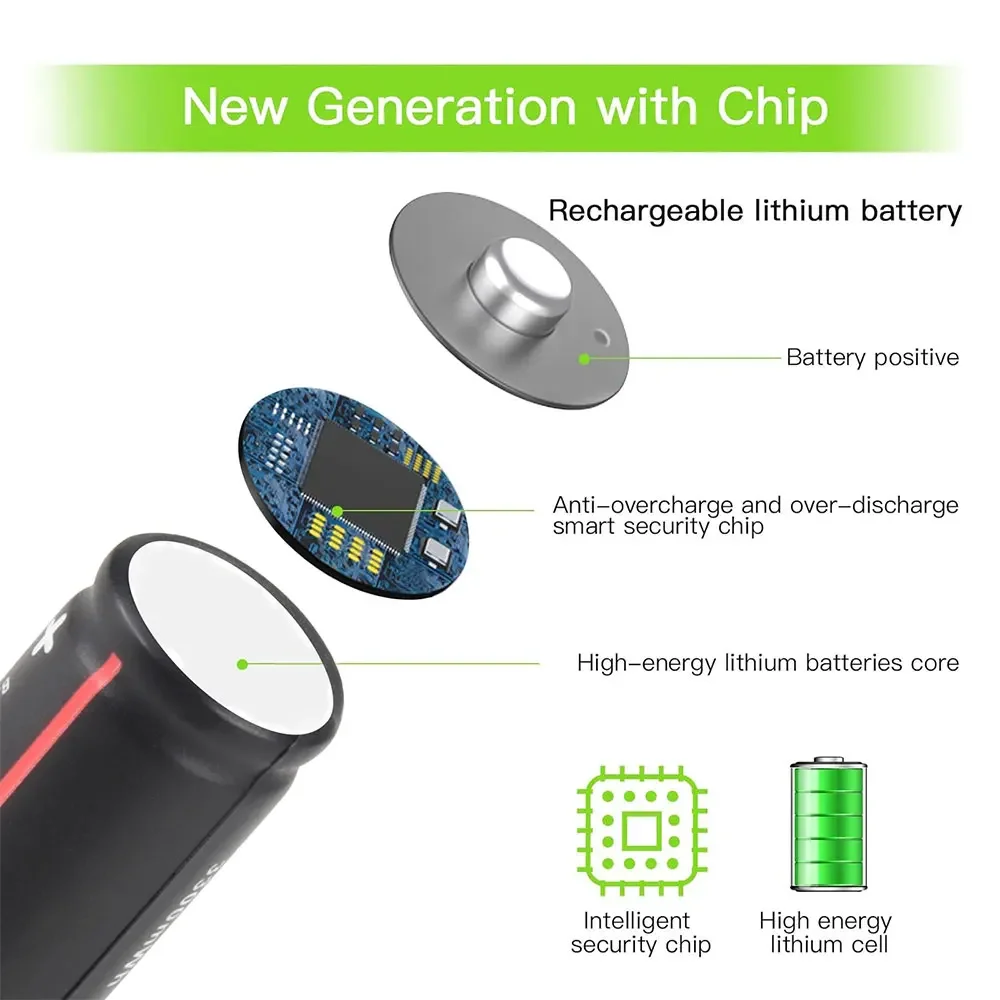 Литий-ионная аккумуляторная батарея Soshine 1 5 в AA