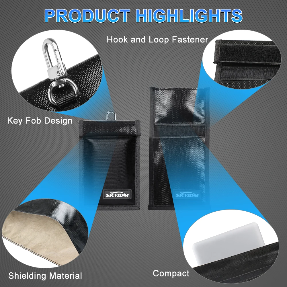 Женская сумка для защиты от радиационного сигнала автомобильного ключа радиации