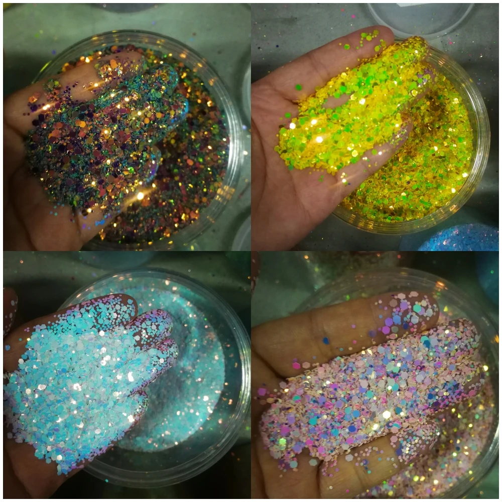 50 г/упаковка блестки для ногтей