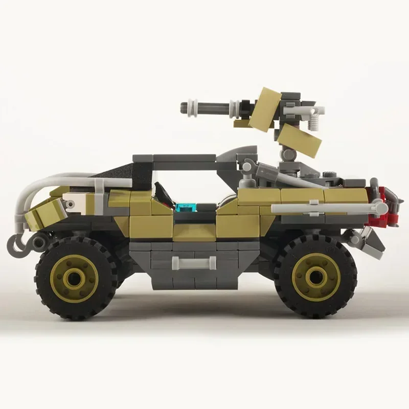 Moc строительные кирпичи модель военной игры M12 Warthog Battlefield автомобиль технология