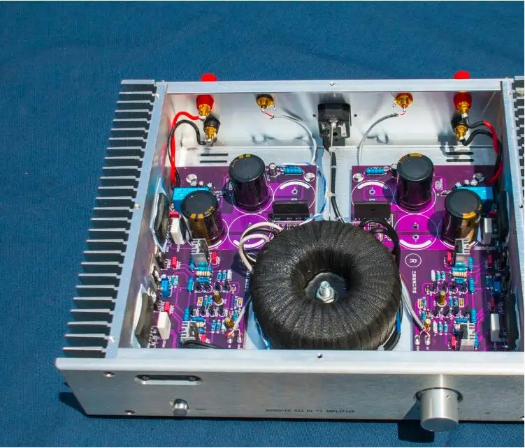 

933mkII 2x160w Dual channel hifi high power post power amplifier Refer to 933 famous power amplifier circuit