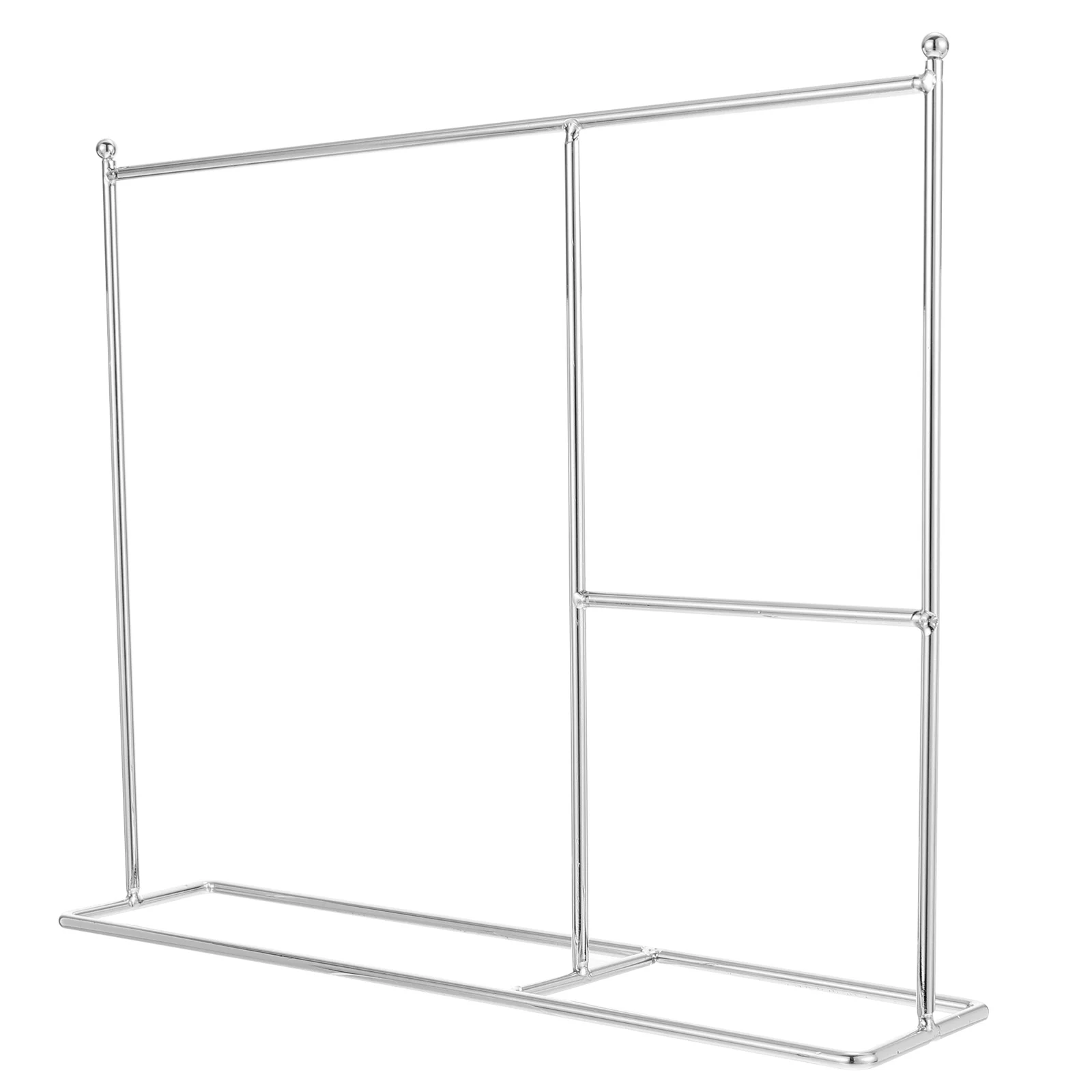 

Hanger Miniature Dress Clothes Organizer Iron Rack Furniture Clothing Dollhouse Holder