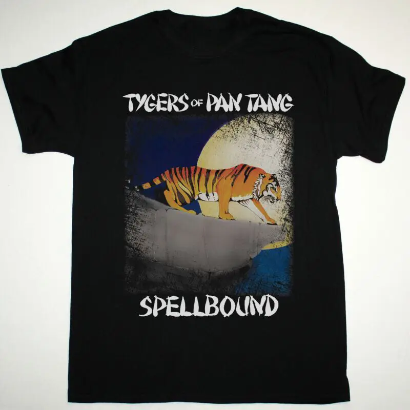 Черная хлопковая Футболка Vtg Tygers из Пэн-Тана в переплетённой обложке все размеры