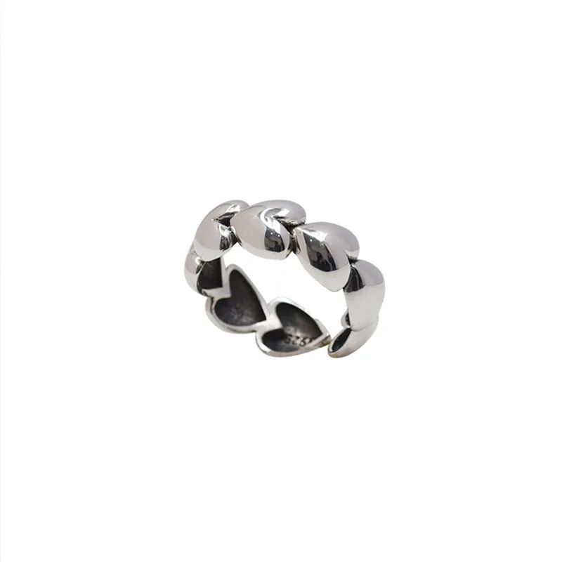 Кольцо женское с открытыми манжетами и сердечками (art.: 3920bbd636aee) - 3920bbd636aee