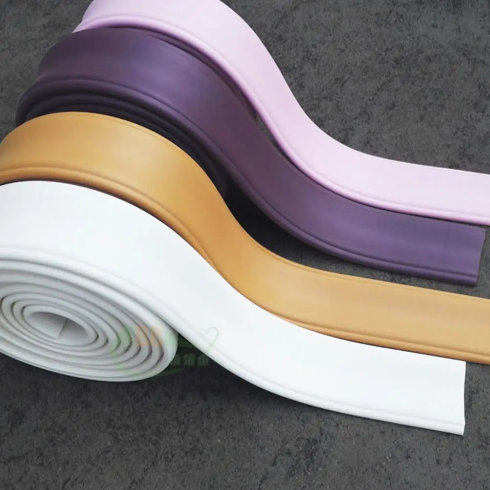 5 м/рулон 3D водонепроницаемая настенная граница самоклеящаяся плинтусная линия