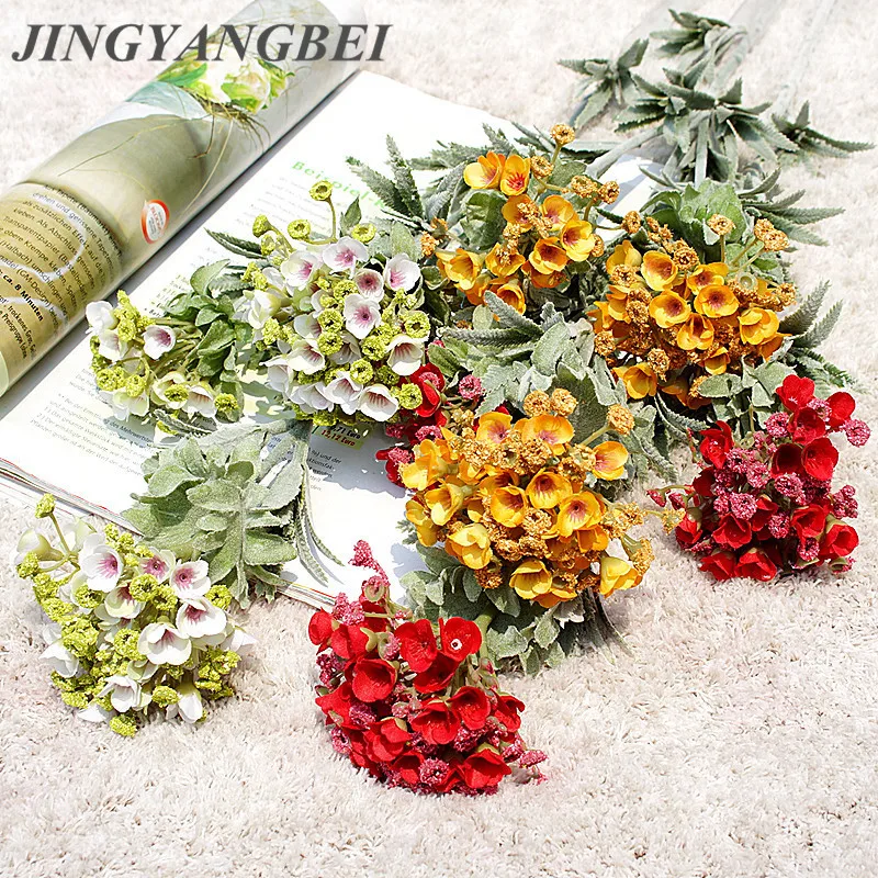 

Luxury Snowball Flower Branch Wedding Home Decoration Flower Photography Props Fake Flower Artificiais Flores Hydrangea