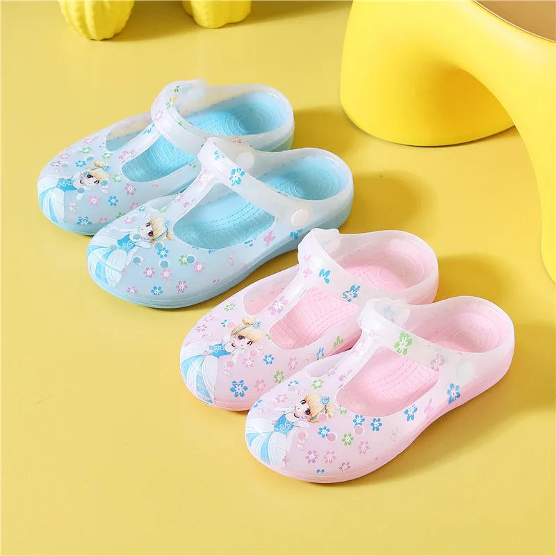Children’s Slippers Summer Kids Shoes Girls Pink Sandals Toddler Girl Shoes  Non Slip Cute Baby Cartoon Home Slippers