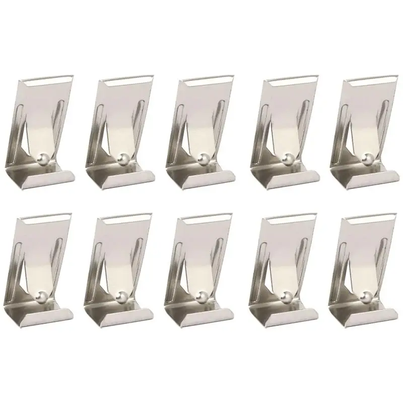 50Pcs Photo Frame Clips Photo Frame Clamps Picture Frame Back Plate Buckle Picture Frame Hooks 2.7x1.4cm