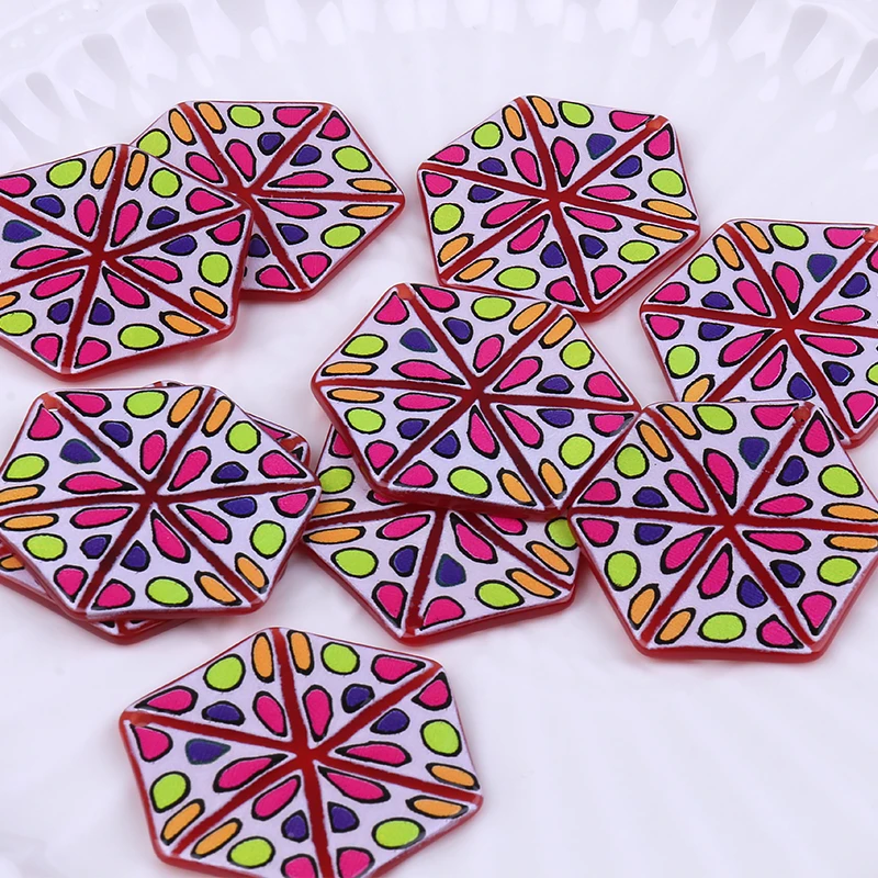 Ful Acrylic Earring Necklace Key Chain Hair Accessories Party Wedding Birthday Diy Jewelry Making Supplies