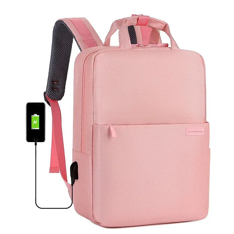 

New Bussiness Backpacks Women High Quality Large Capacity Backpack Laptop USB Charging Travel Bags Female Waterproof Schoolbag