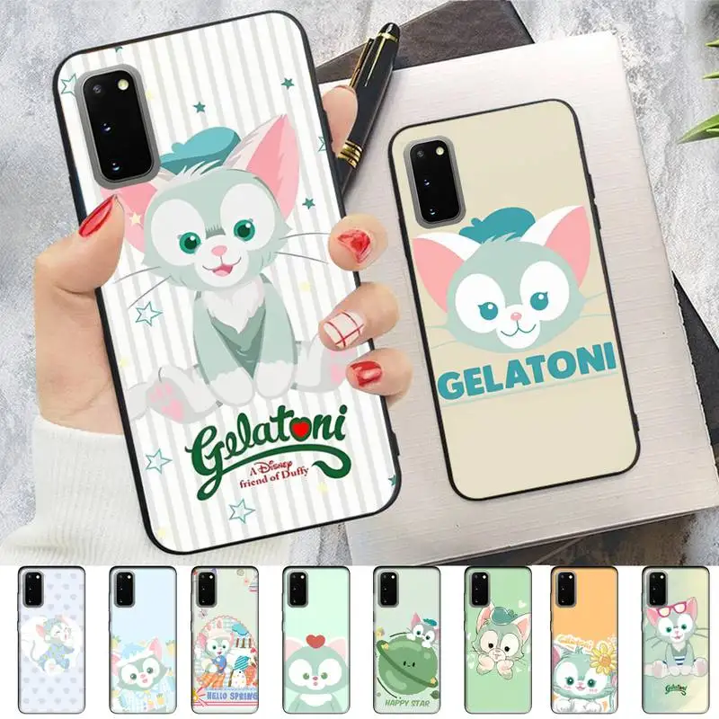 

MINISO G-Gelatonii Cat Phone Case for Samsung S10 21 20 9 8 plus lite S20 UlTRA 7edge