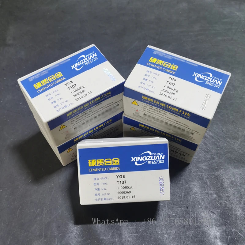 1 Kilo/BOX YG6 YG8 T105 T107 T110 Mata Pahat Widia Bubut Betel Tip Pisau Bor Sumur Твердосплавный наконечник