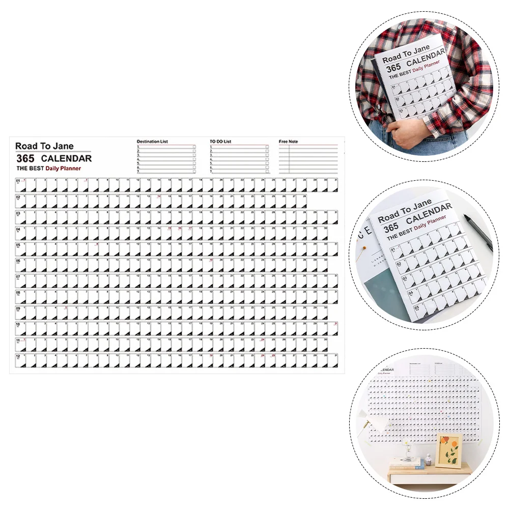 

Delicate Practical Decorative Ornament Family Schedule Calendar Academic Wall Calendar for Wall Home Office