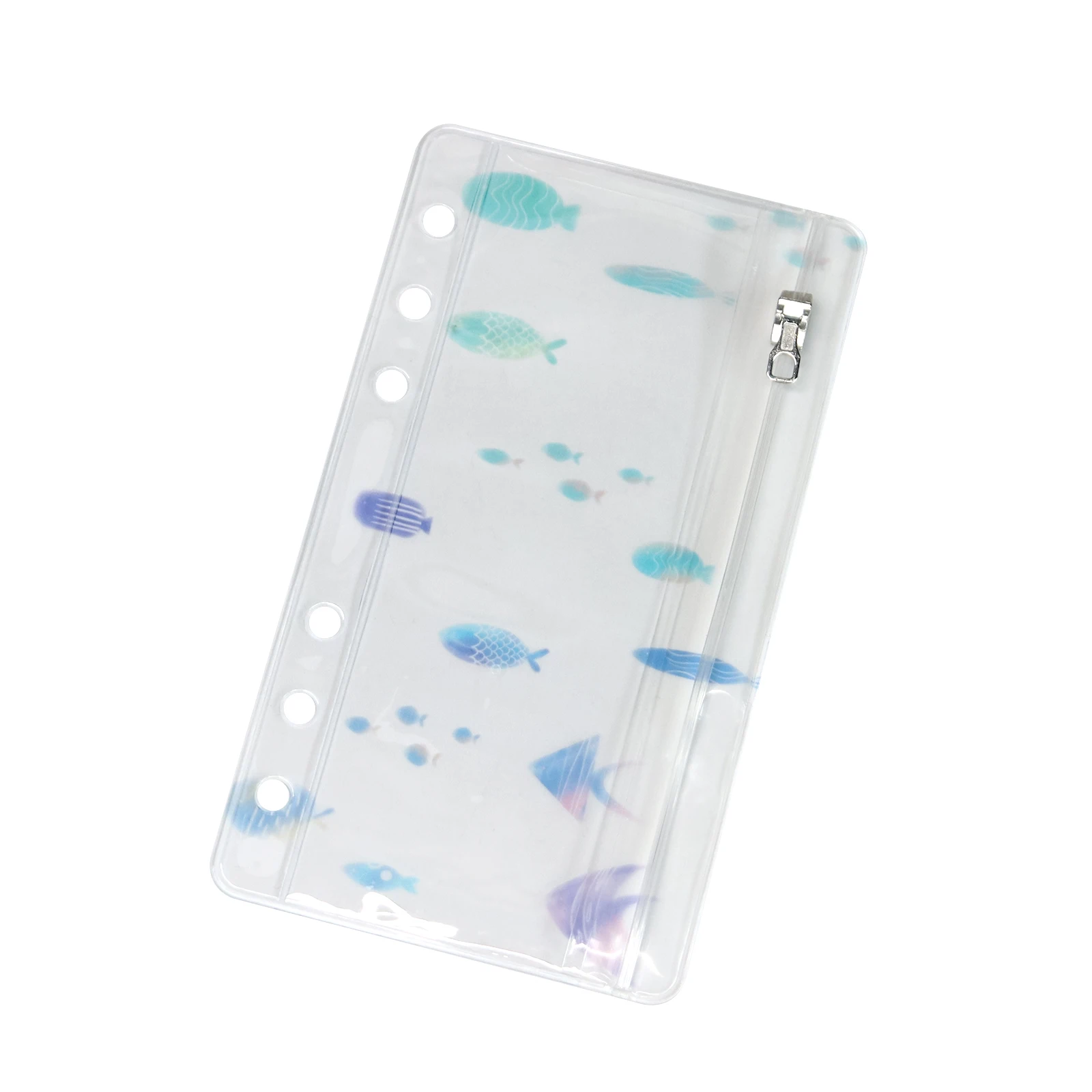

Сумка MultiBey Ocean Series для документов, милая мультяшная рыба и ракушка с бронзовым рисунком, модель A6 папка на молнии