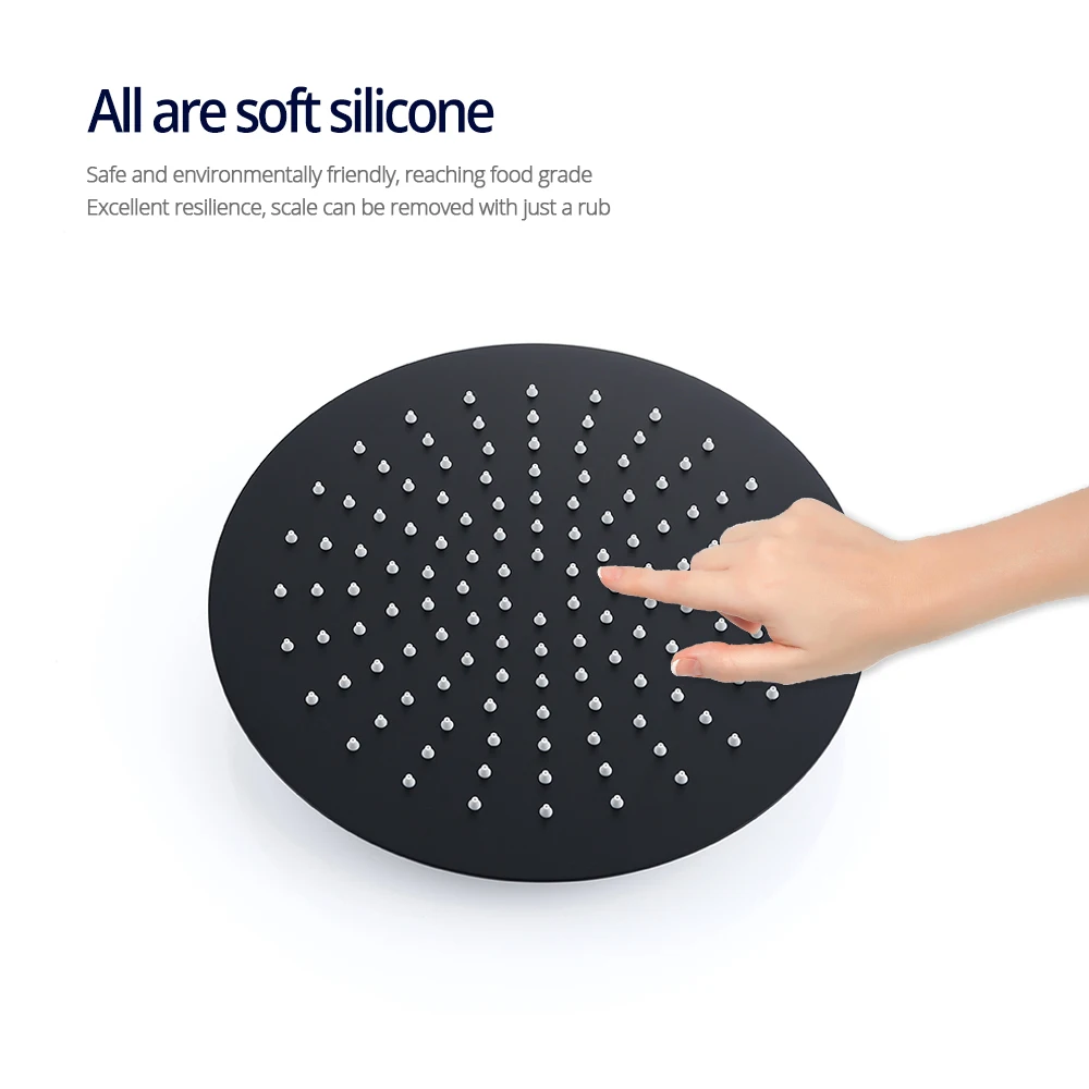 Потолочный смеситель для душа 8-дюймовый с одной ручкой 30 см